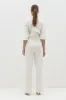 Shona Collared Jumpsuit - Stone sold by Pretty Lavish