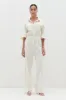 Shona Collared Jumpsuit - Stone sold by Pretty Lavish