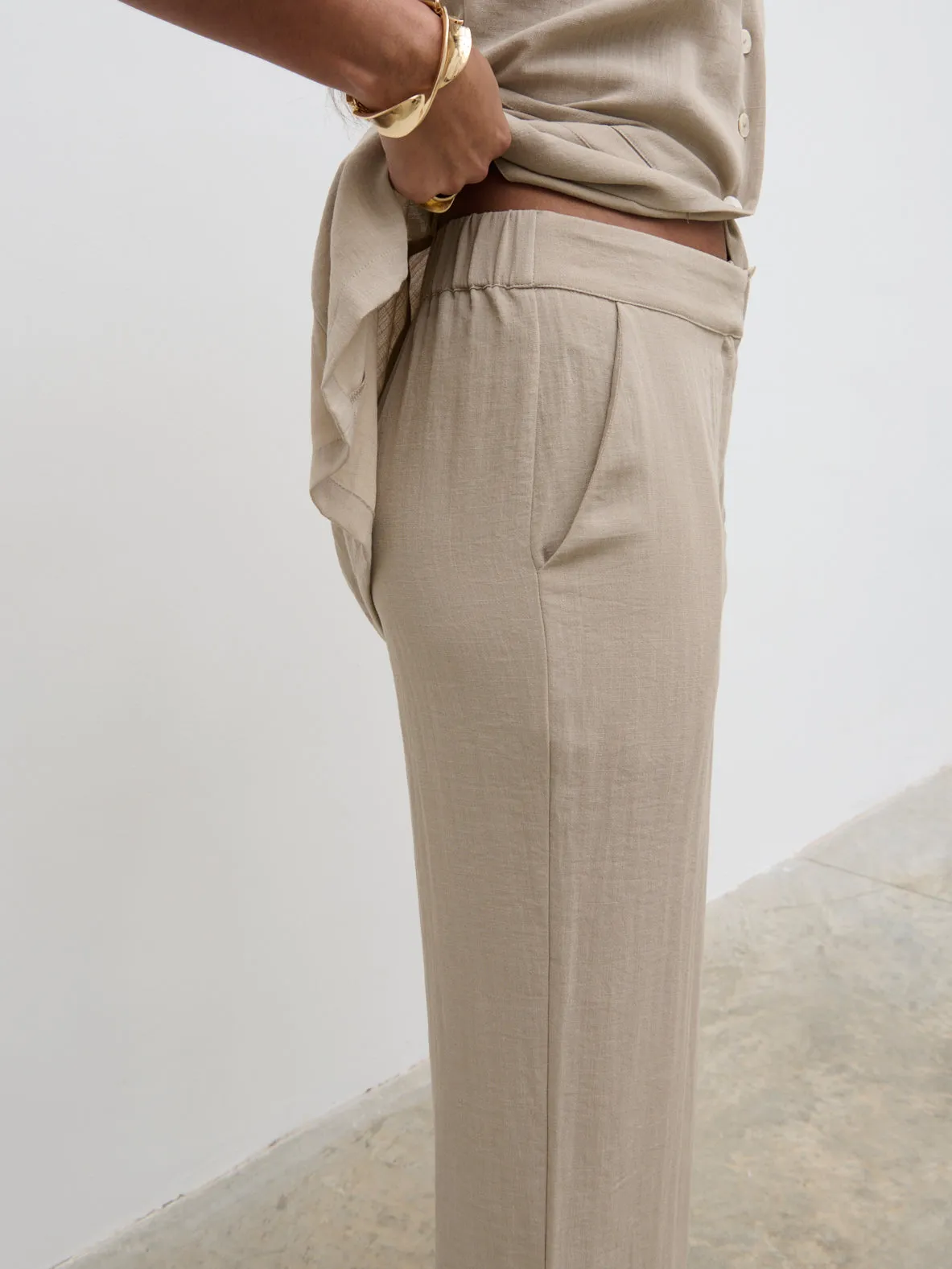 Remy Trousers - Stone sold by Pretty Lavish product image thumbnail 3