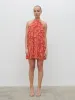 Kelsey Ruffle Mini Dress - Pink Clay sold by Pretty Lavish