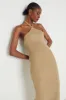 Khloe Knit Midaxi Dress - Oatmeal sold by Pretty Lavish