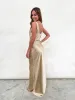 Piper Maxi Dress - Matte Bronze sold by Pretty Lavish