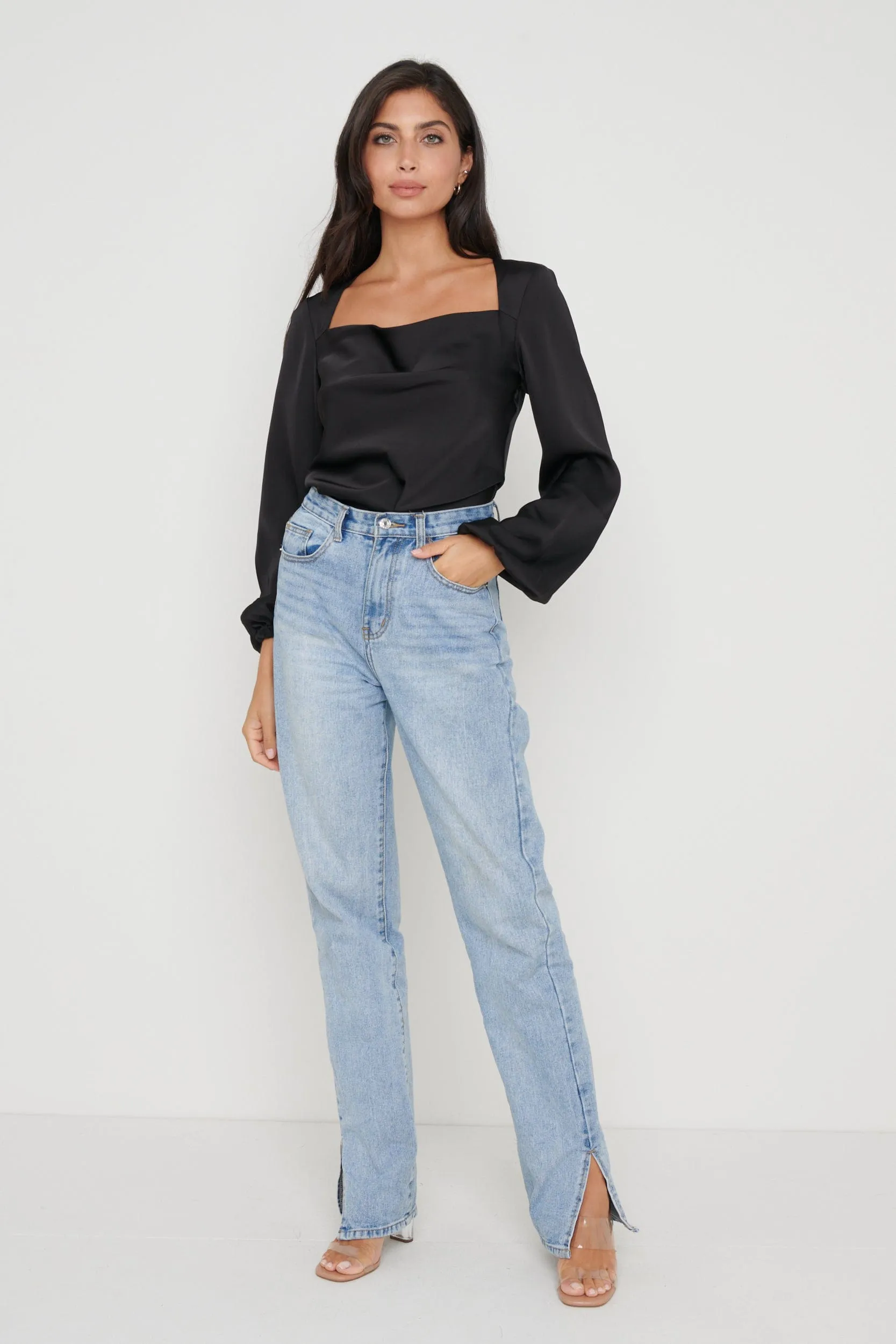 Janis Blouse - Black sold by Pretty Lavish product image thumbnail 2