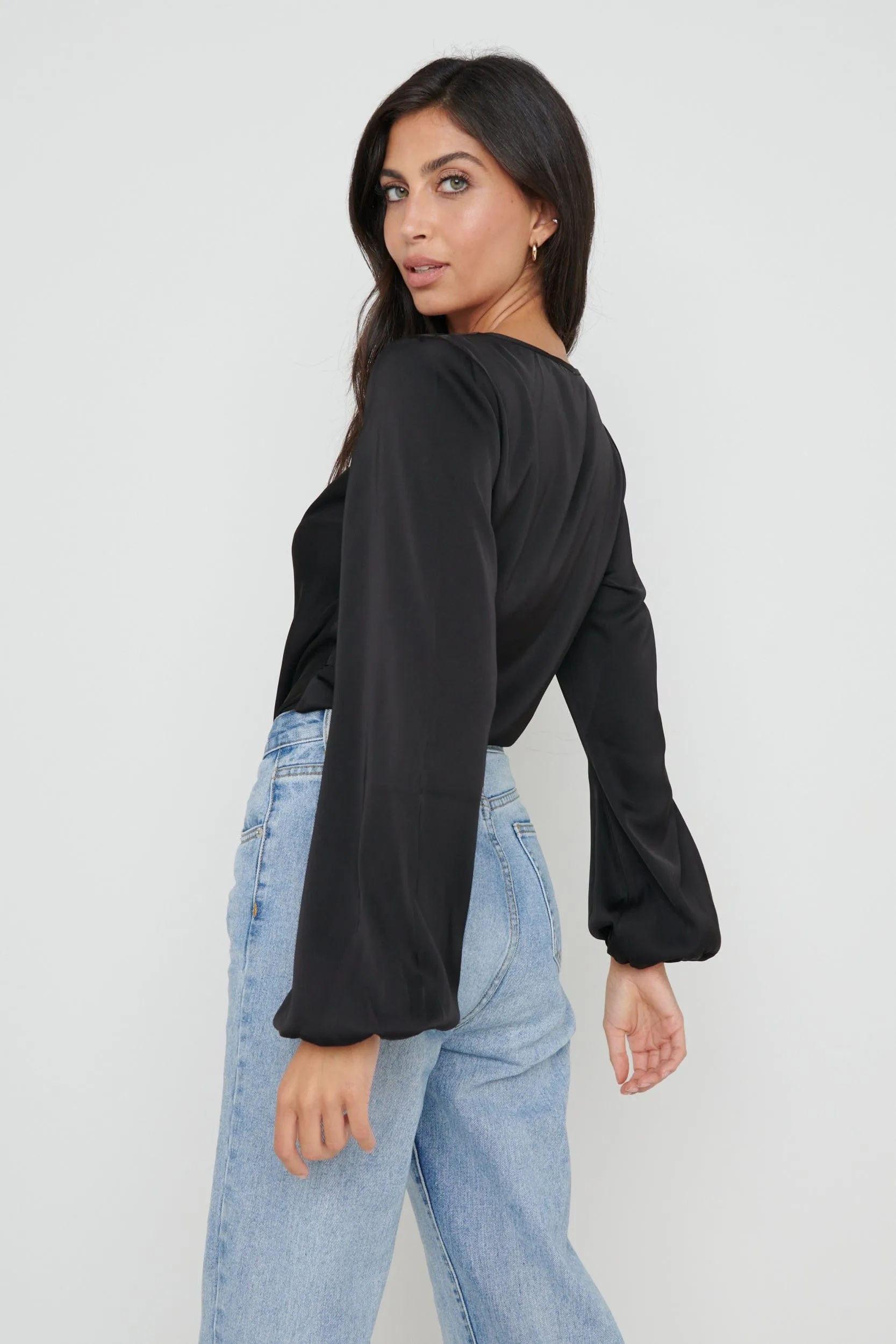 Janis Blouse - Black sold by Pretty Lavish product image thumbnail 3