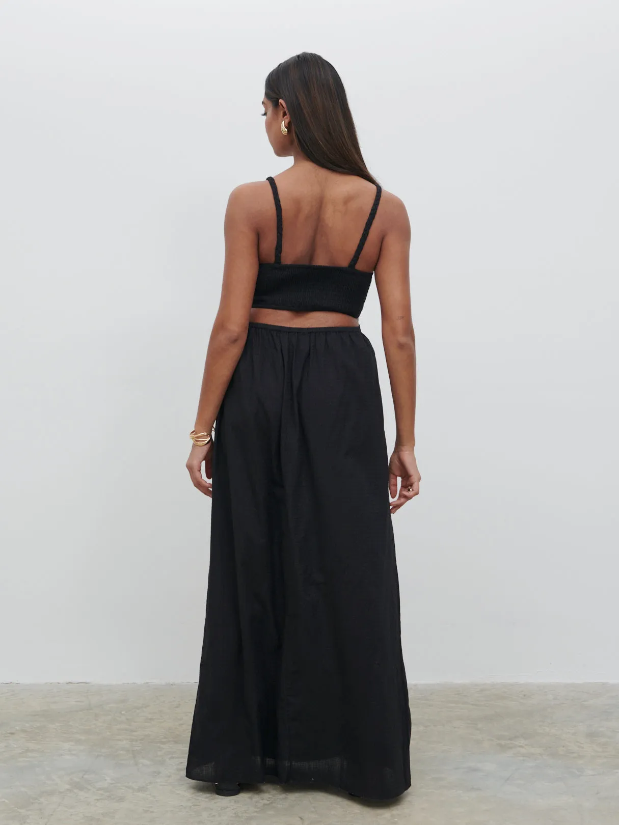 Ramona Cut Out Maxi Dress - Black sold by Pretty Lavish product image thumbnail 2