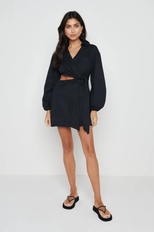 Lottie Cut Out Mini Dress - Black sold by Pretty Lavish