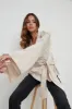 Louis Satin Wrap Blouse - Champagne sold by Pretty Lavish