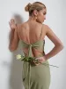 Kehlani Twist Cami Bridesmaid Dress - Olive sold by Pretty Lavish