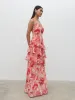 Hettie Maxi Dress - Abstract Multi Floral sold by Pretty Lavish