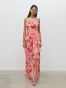 Hettie Maxi Dress - Abstract Multi Floral sold by Pretty Lavish