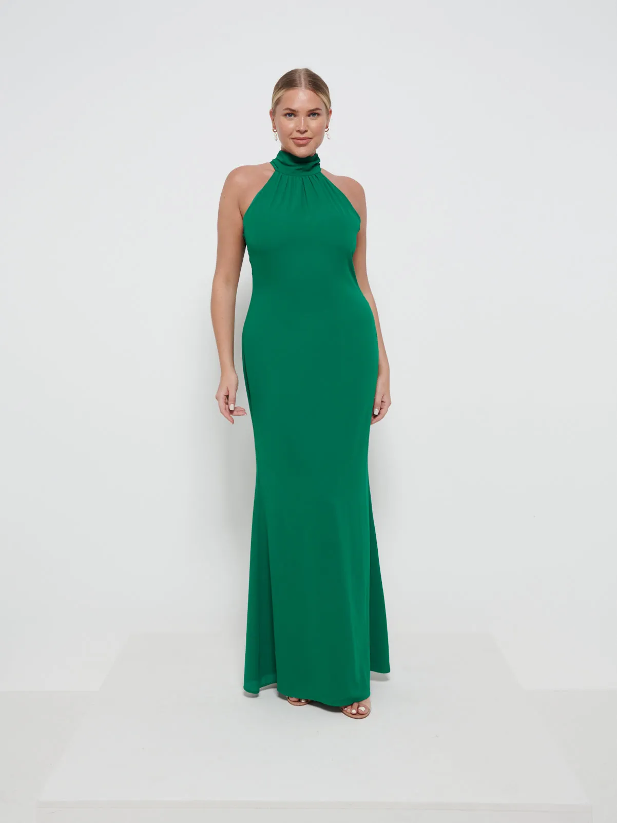 Odelle Chiffon Maxi Bridesmaid Dress - Emerald | Parallel