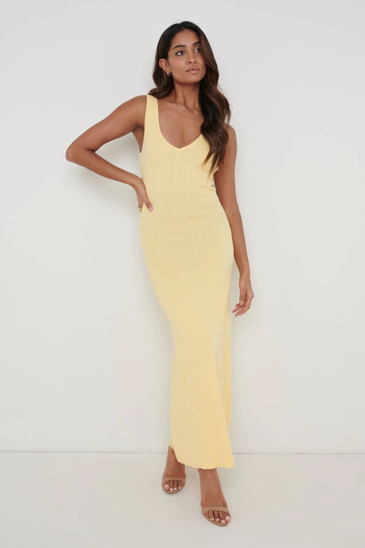 Eliza A-Line Dress - Lemon sold by Pretty Lavish product image thumbnail 5