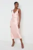 Piper Midi Dress - Peach sold by Pretty Lavish