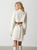 Zoe Cut Out Blazer Dress - Cream sold by Pretty Lavish