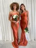 Amelia Maxi Dress - Matte Copper sold by Pretty Lavish