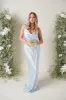 Keisha Maxi Bridesmaid Dress - Matte Ice Blue sold by Pretty Lavish