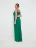 Keisha Chiffon Maxi Bridesmaid Dress - Emerald sold by Pretty Lavish