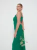 Keisha Chiffon Maxi Bridesmaid Dress - Emerald sold by Pretty Lavish