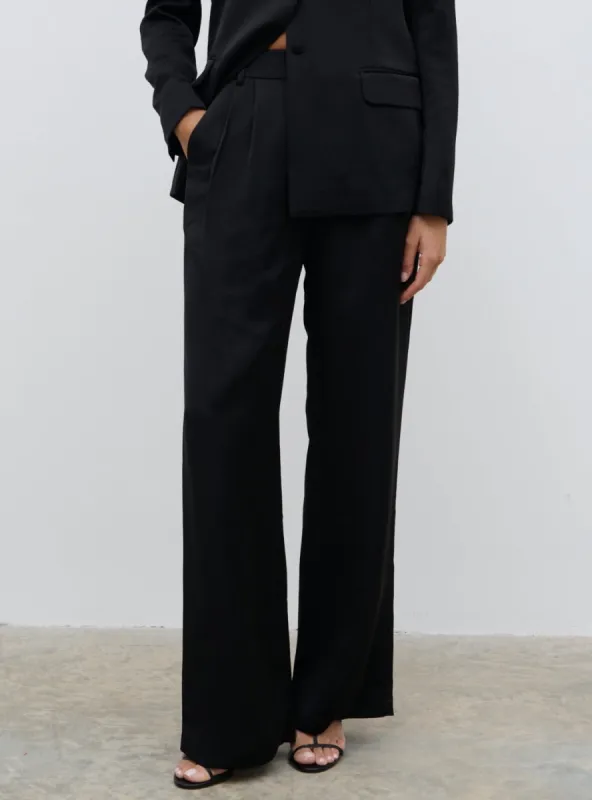 Callie Suit Trousers - Black sold by Pretty Lavish