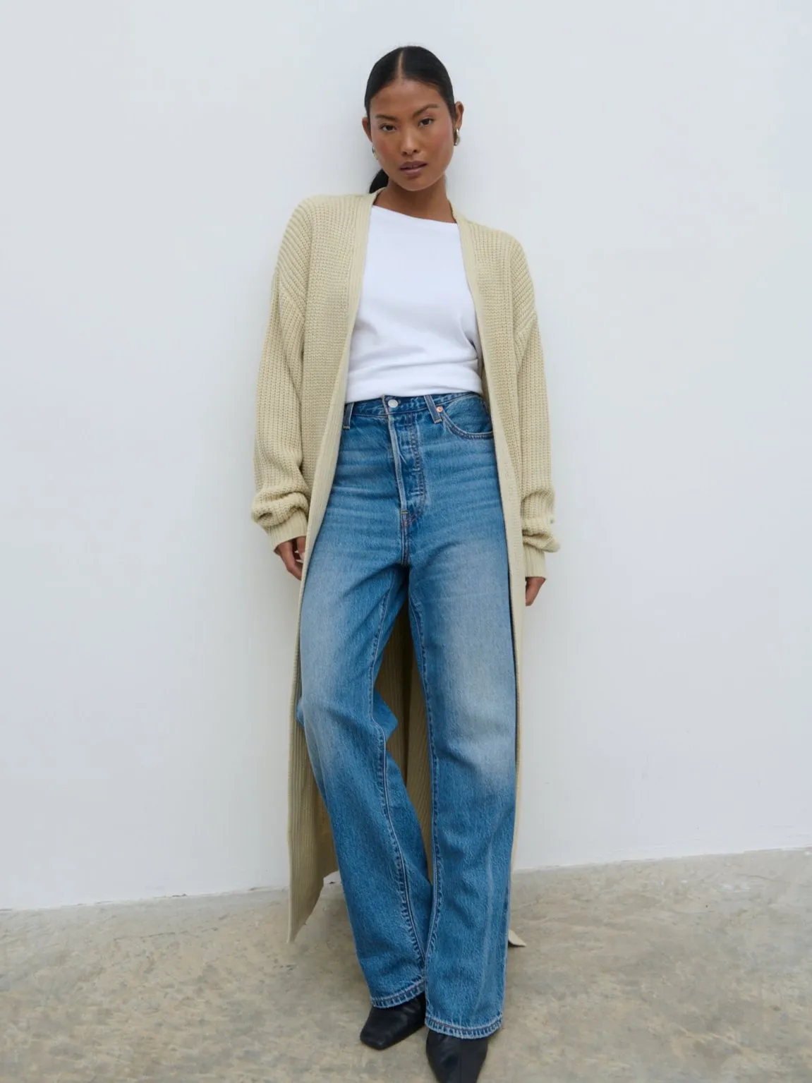 Arden Maxi Cardigan - Beige sold by Pretty Lavish product image thumbnail 2