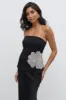 Avis Bandeau Embellished Top - Black sold by Pretty Lavish