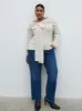 Tilda Bardot Bow Knit Top Curve - Beige sold by Pretty Lavish