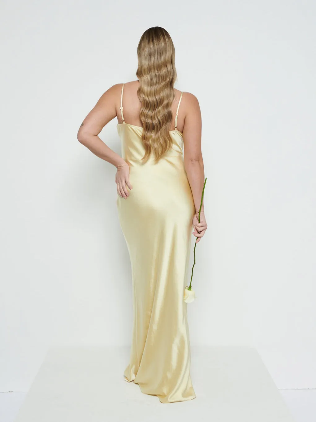 Keisha Maxi Bridesmaid Dress - Lemon sold by Pretty Lavish product image thumbnail 3