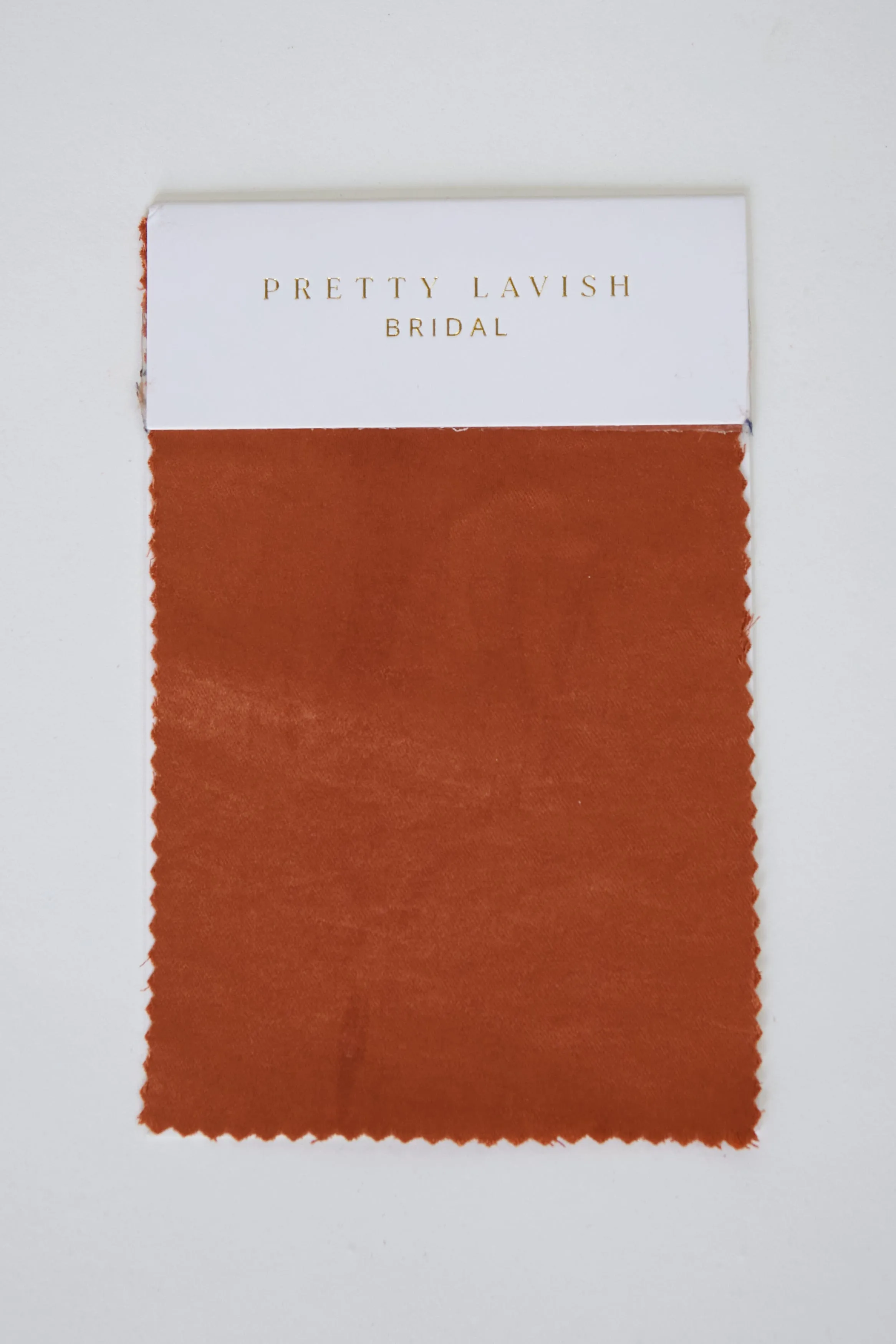 Recycled Copper Satin Swatch sold by Pretty Lavish