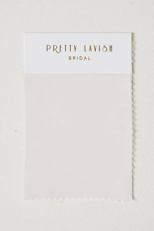 Chiffon Recycled Champagne Swatch sold by Pretty Lavish