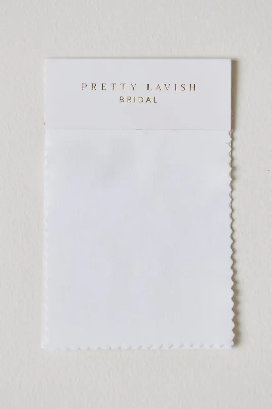 Recycled Crepe Ivory Swatch sold by Pretty Lavish