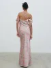 Daria Cowl Slip Maxi Dress - Olive and Fuchsia Petal Floral sold by Pretty Lavish