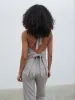Laria Tailored Backless Top - Stone sold by Pretty Lavish