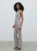 Laria Tailored Backless Top - Stone sold by Pretty Lavish