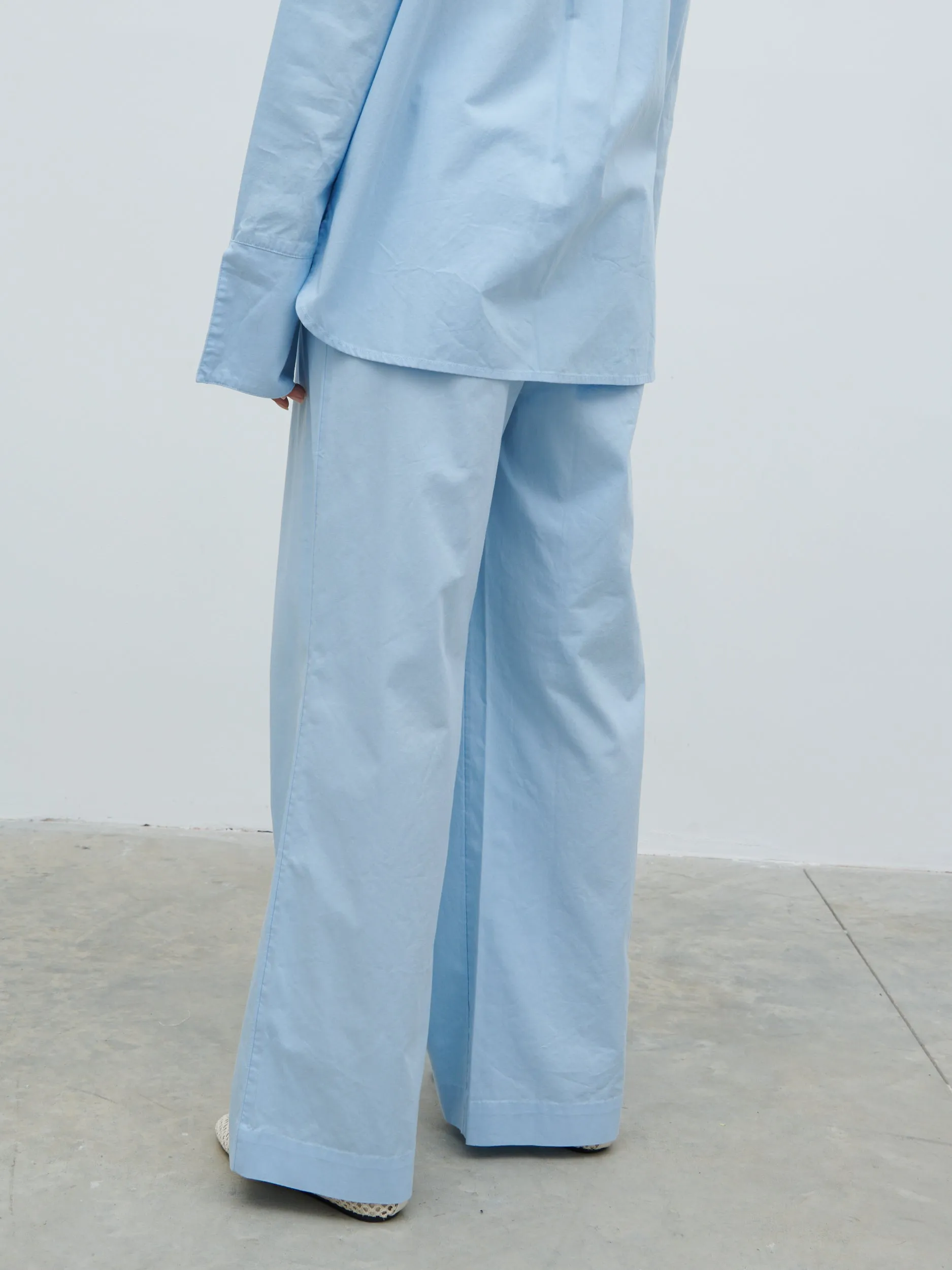 Ryleigh Cotton Trousers - Light Blue sold by Pretty Lavish product image thumbnail 3