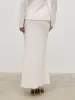 Evalina Crinkle Maxi Skirt - Cream sold by Pretty Lavish