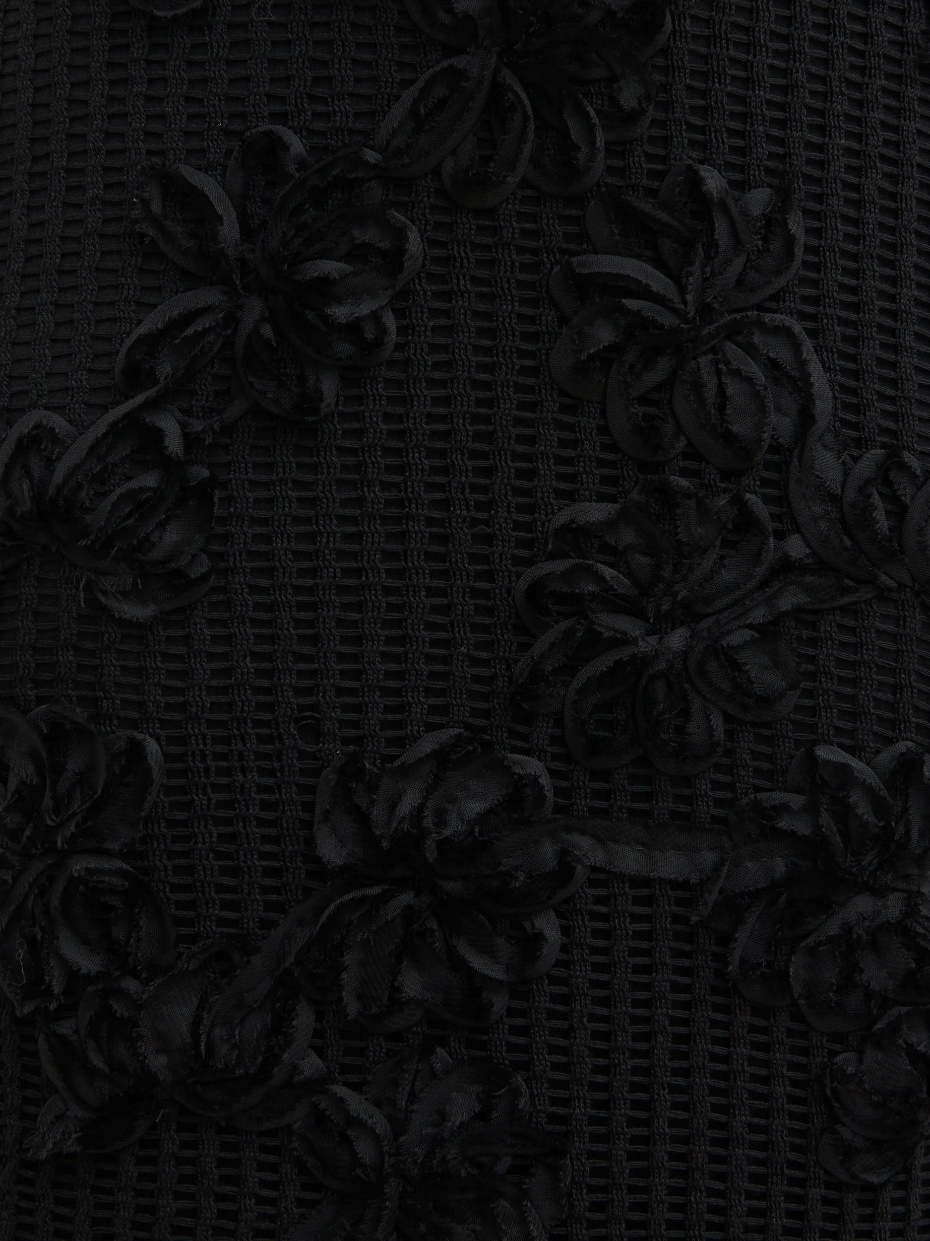 Gigou Crochet Floral Maxi Dress - Black sold by Pretty Lavish product image thumbnail 5
