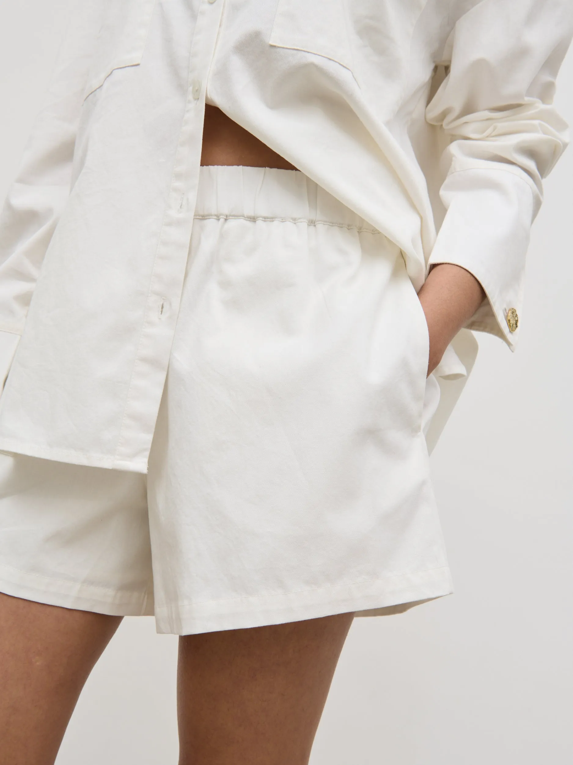 Ryleigh Cotton Shorts - White sold by Pretty Lavish product image thumbnail 3