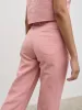 Blair Linen Trousers - Pink sold by Pretty Lavish