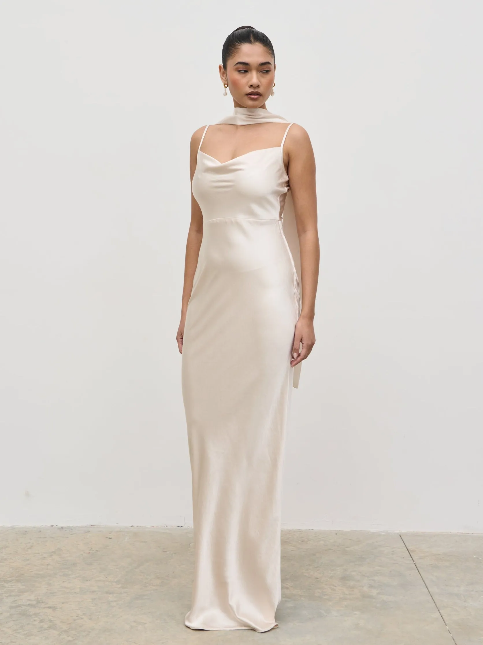 Satin Sash - Champagne sold by Pretty Lavish product image thumbnail 5