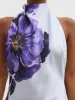 Edita Cowl Neck Maxi Dress - Lilac Floral sold by Pretty Lavish