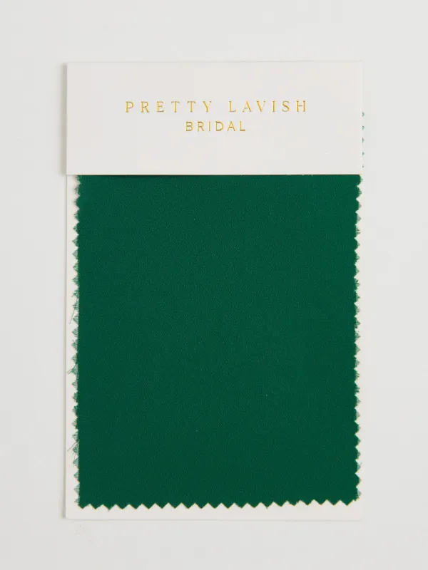 Chiffon Recycled Emerald Swatch sold by Pretty Lavish