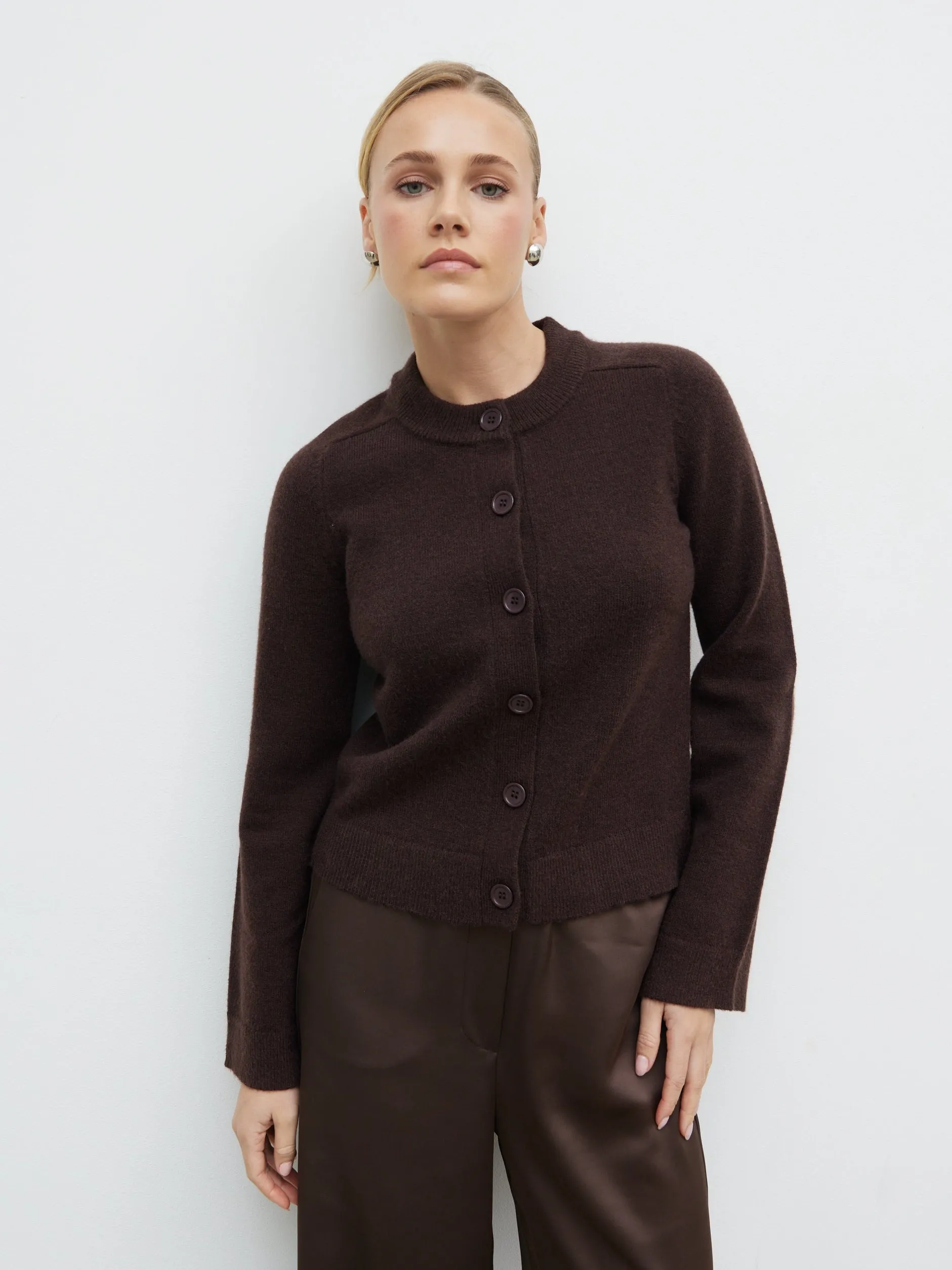 Katarina Knit Cardigan - Chocolate sold by Pretty Lavish product image thumbnail 4