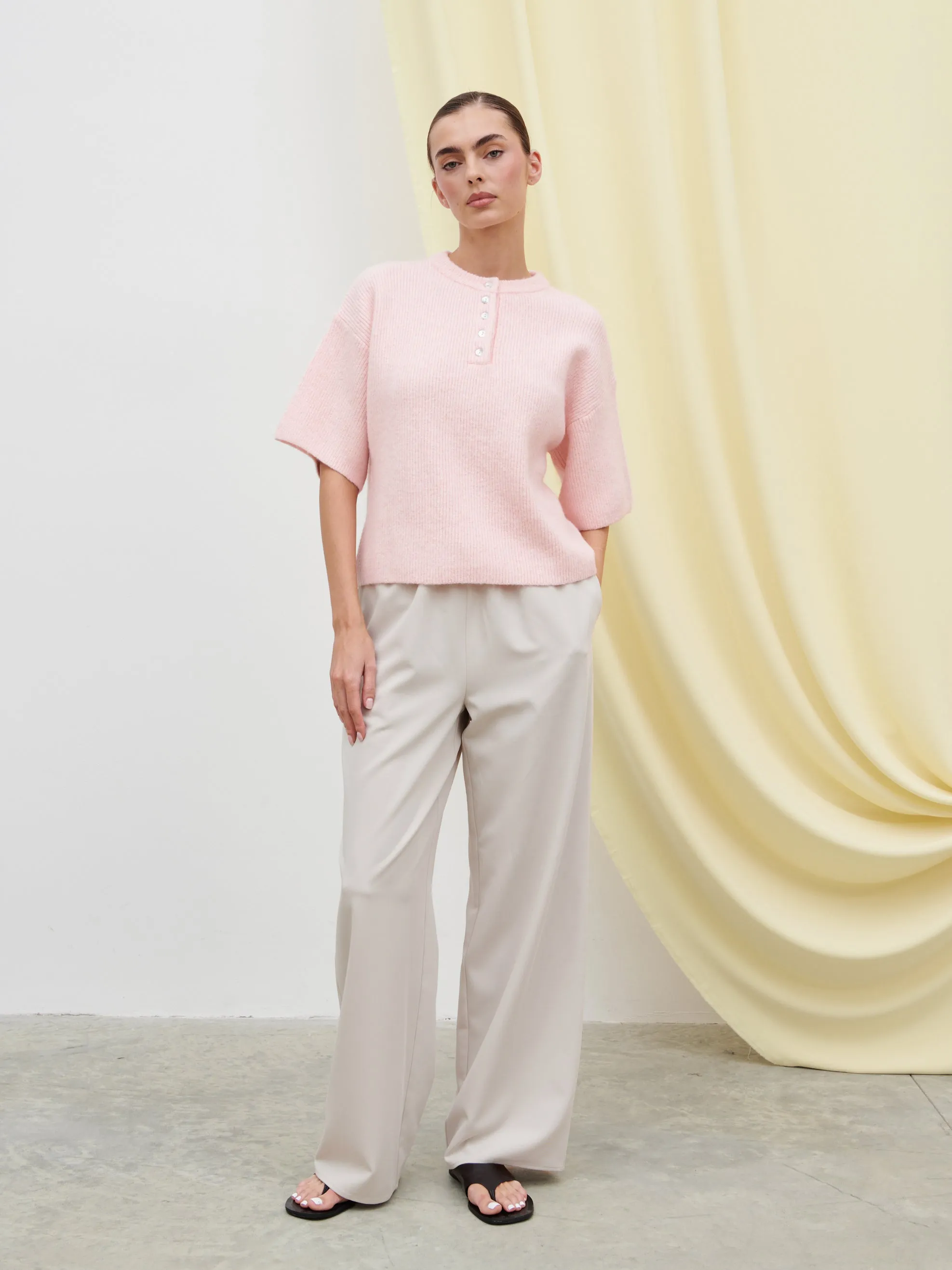 Amari Fluffy Knit Top - Pink sold by Pretty Lavish product image thumbnail 3