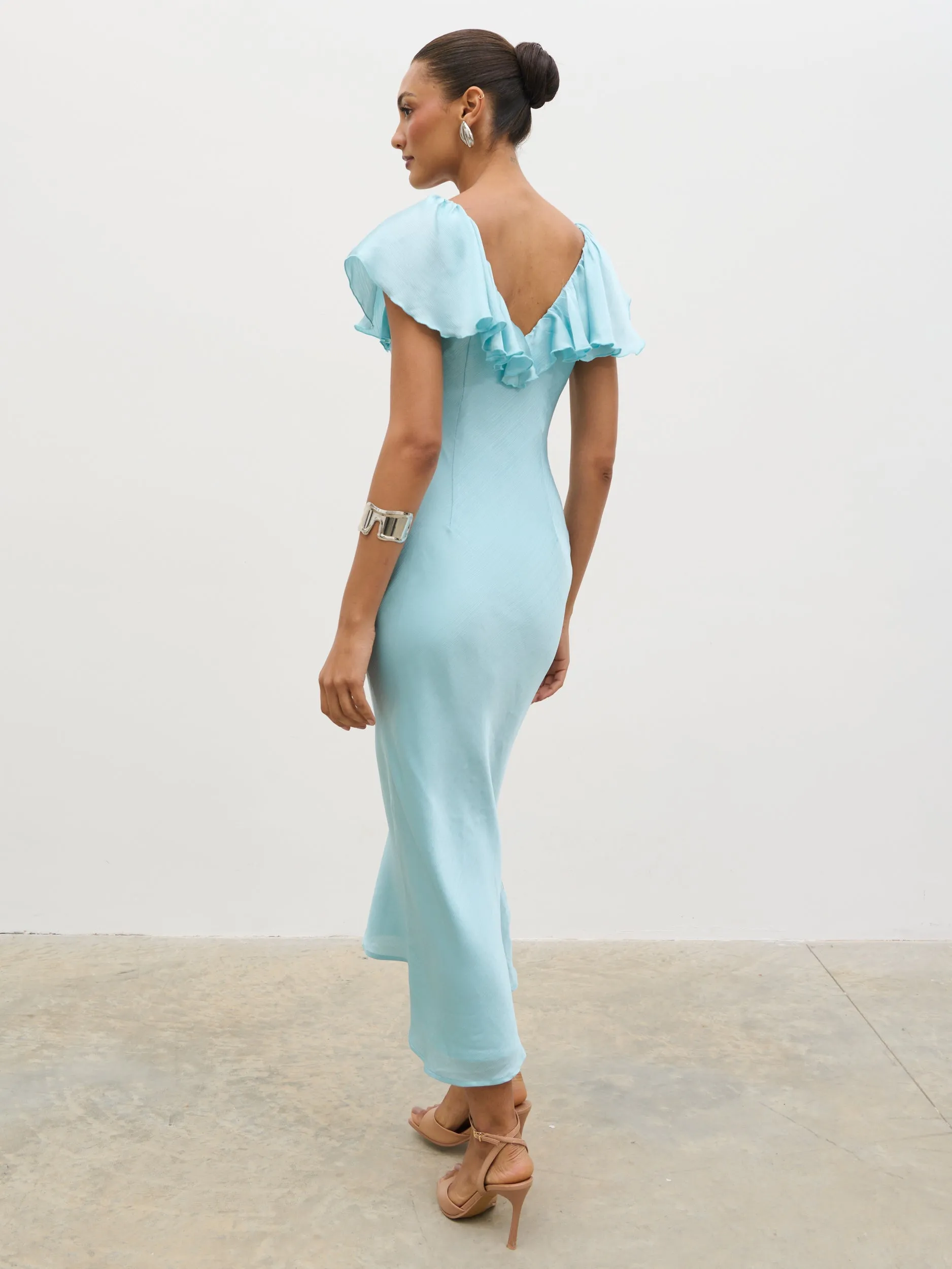 Adina Midaxi Dress - Seaspray Blue sold by Pretty Lavish product image thumbnail 4