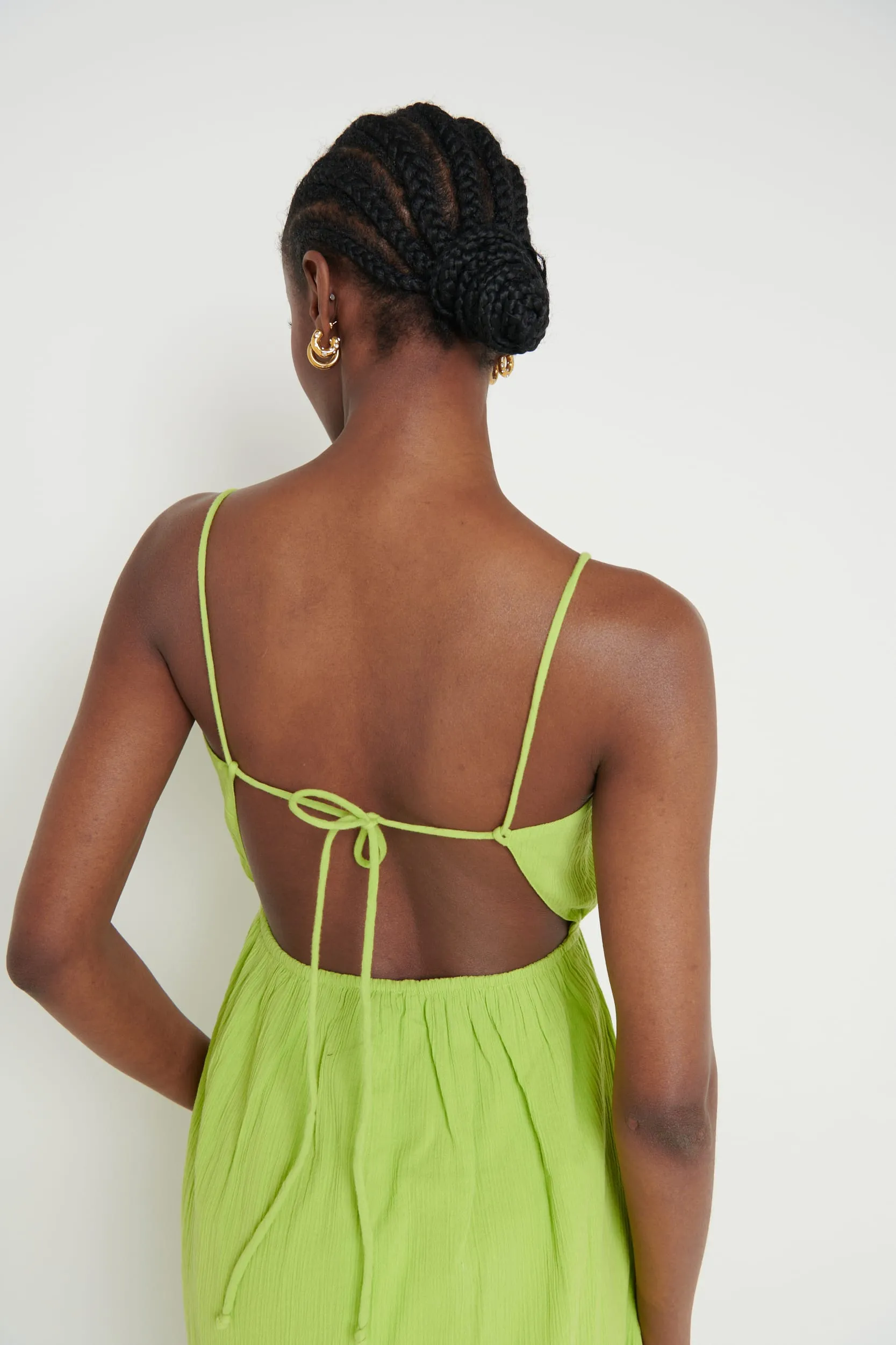 Talia Cut Out Midaxi Dress - Lime sold by Pretty Lavish product image thumbnail 5