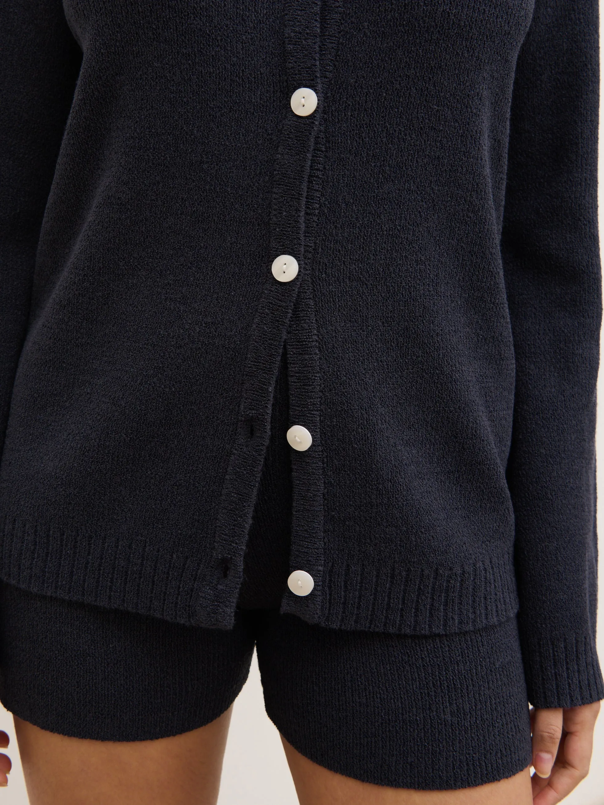 Gracie Fine Tape Knit Cardigan - Navy sold by Pretty Lavish product image thumbnail 5