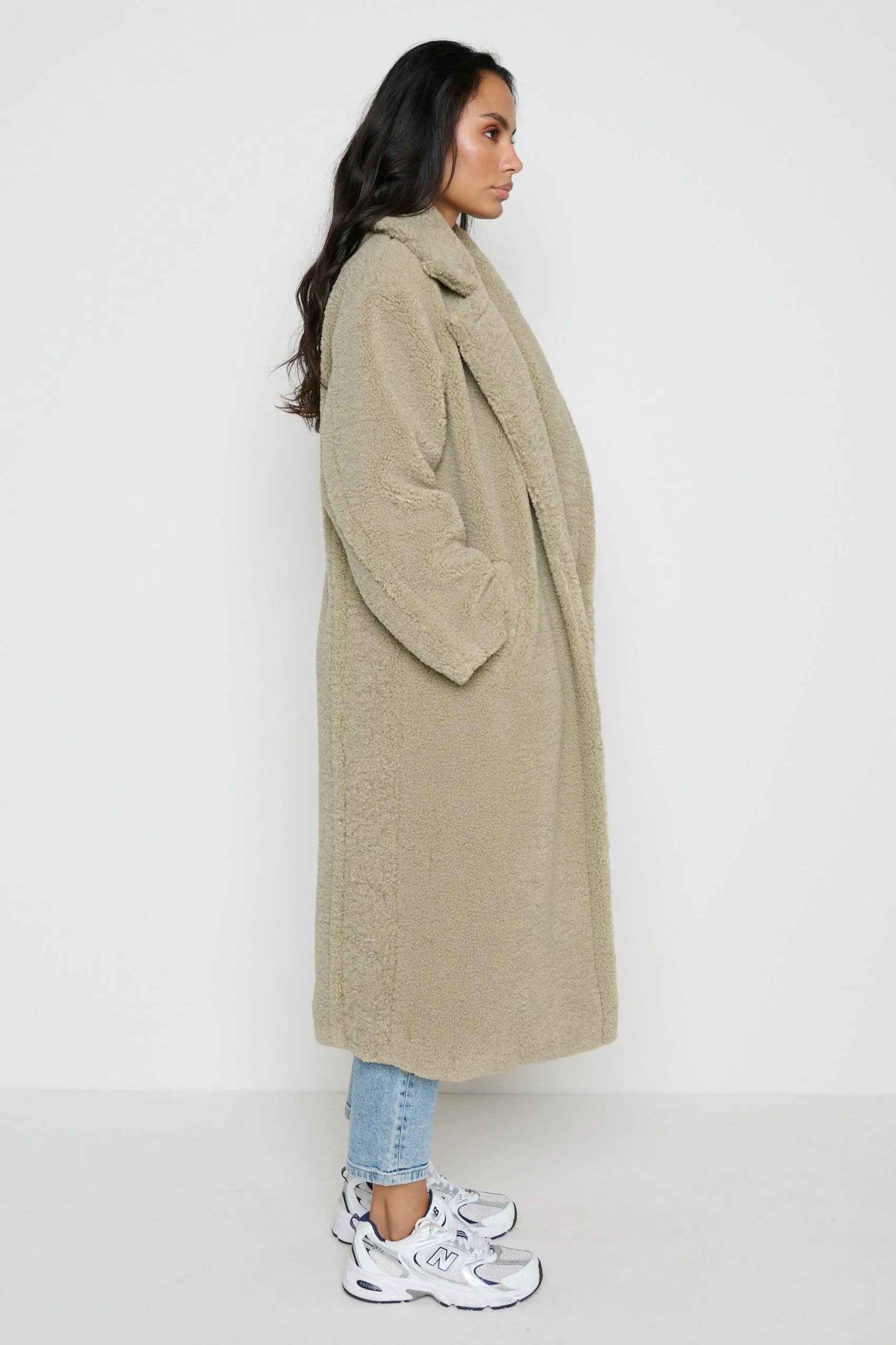 Teddy Coat - Forest Green sold by Pretty Lavish product image thumbnail 2