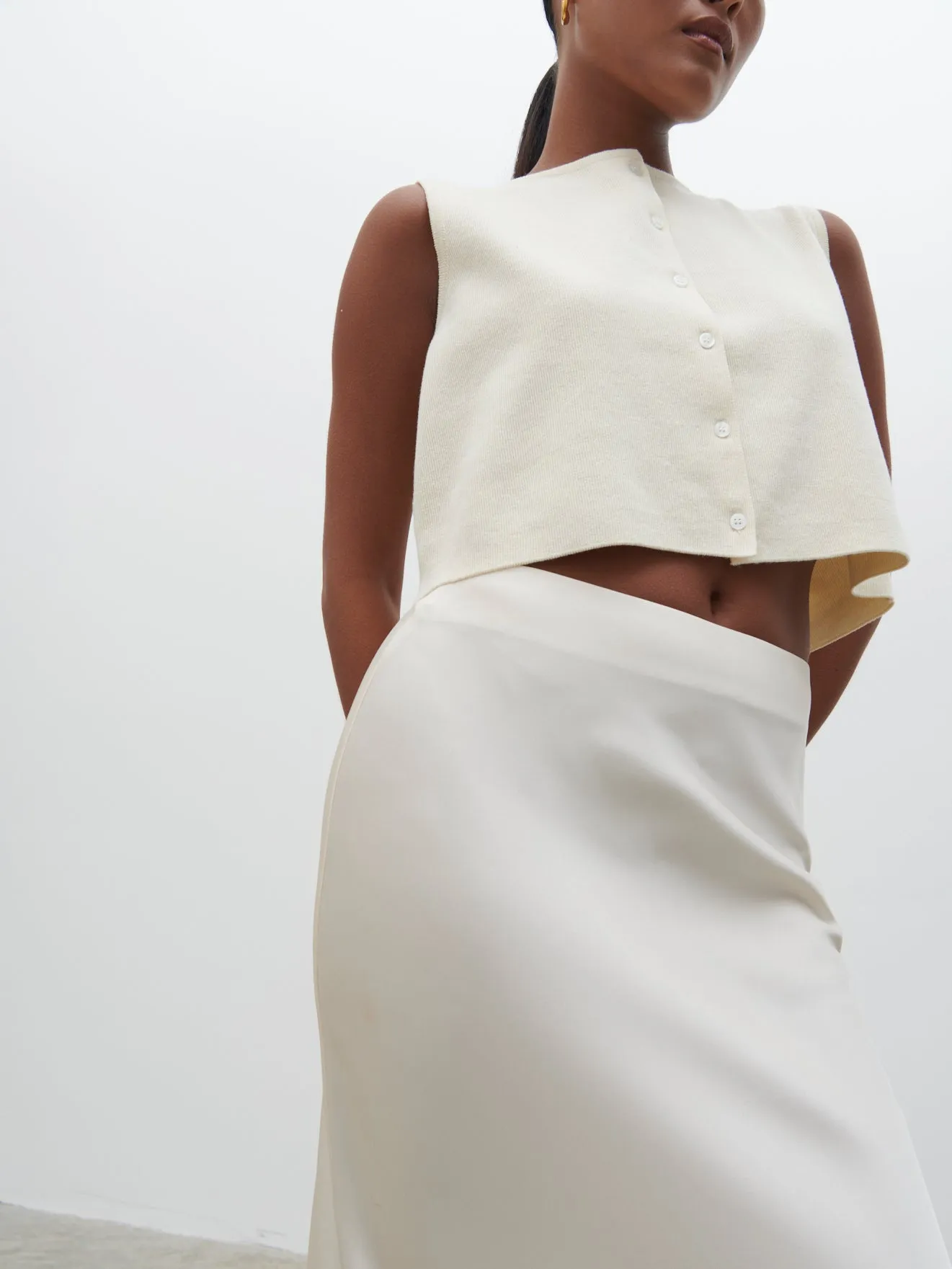 Breya Maxi Skirt - Oyster sold by Pretty Lavish product image thumbnail 5