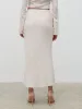 Tiffany Midaxi Skirt - Pale Blush sold by Pretty Lavish