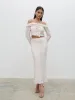 Tiffany Midaxi Skirt - Pale Blush sold by Pretty Lavish